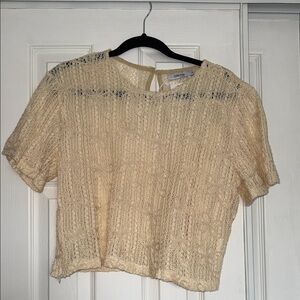 Chicwish Cream Lace Women's Top. Brazilian